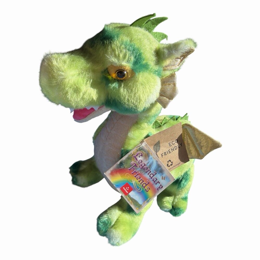 Aurora Vollenth The Green Dragon Plush 18" Stuffed Animal NWT #30799